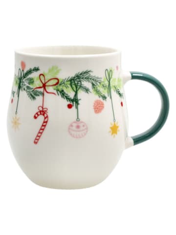 Tognana Jumbotasse ''Darling'' in Weiß/ Grün - 430 ml