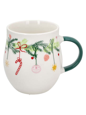 Tognana Kubek jumbo "Darling" w kolorze biało-zielonym - 430 ml