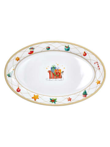 Tognana Talerz "Fairy Tale" w kolorze białym ze wzorem do serwowania - dł. 37 cm
