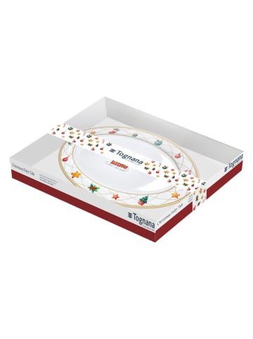 Tognana Talerz "Fairy Tale" w kolorze białym ze wzorem do serwowania - dł. 37 cm