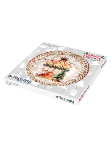 Tognana Bord ''Christmas Carousel'' wit/meerkleurig - Ø 30 cm
