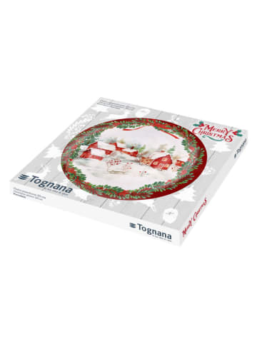 Tognana Platzteller ''Christmas Land'' in Weiß/ Rot - Ø 30 cm