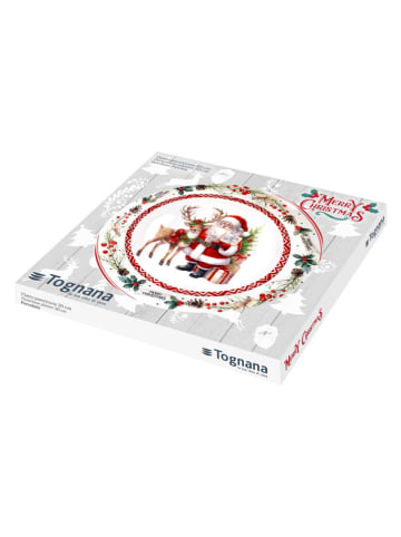 Tognana Platzteller ''Santa Claus'' in Rot/ Weiß/ Grün - Ø 30 cm