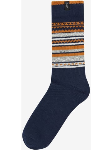 Lee 2er-Set: Socken "Roger" in Dunkelblau/ Hellgrau/ Ocker