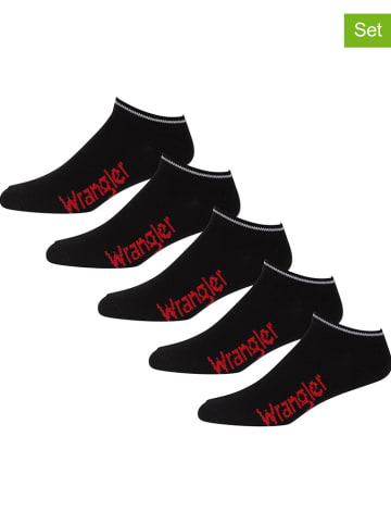 Wrangler 5er-Set: Socken "Tennent" in Schwarz