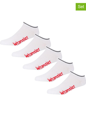 Wrangler 5er-Set: Socken "Tennent" in Weiß