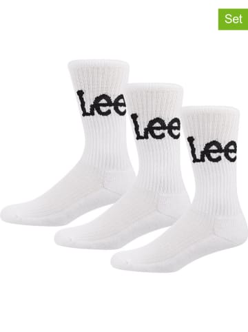 Lee 3er-Set: Socken "Crobett" in Weiß