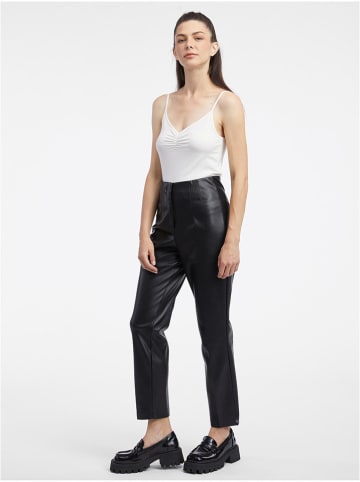 orsay Kunstleren broek zwart