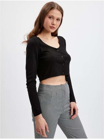 orsay Sweter w kolorze czarnym