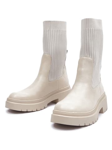 orsay Chelsea-Boots in Creme