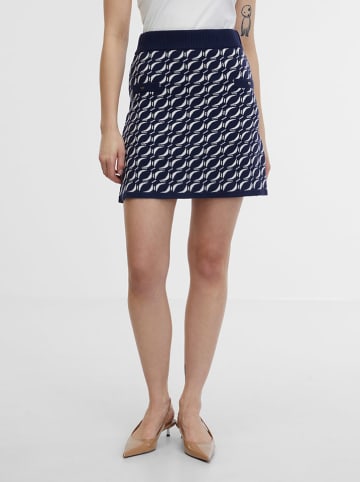 orsay Spódnica w kolorze granatowo-białym