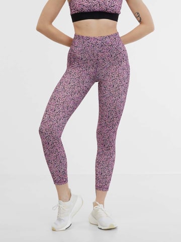 orsay Trainingsleggings in Lila/ Rosa/ Schwarz