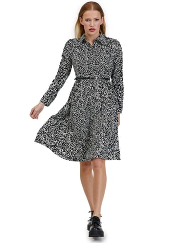 orsay Sukienka w kolorze czarno-białym