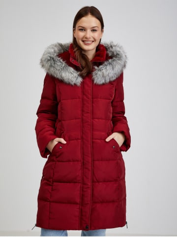 orsay Doorgestikte mantel rood