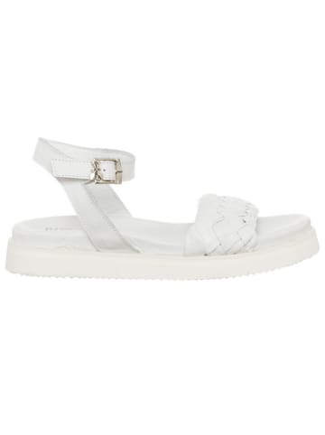 Patrizia Pepe Leder-Sandalen in Weiß