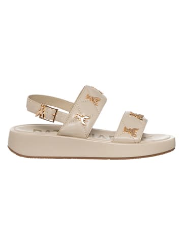 Patrizia Pepe Leder-Sandalen in Beige