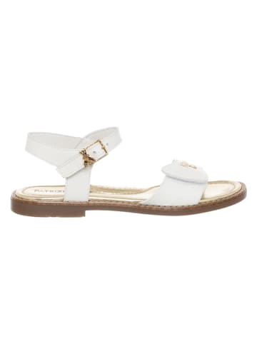 Patrizia Pepe Leder-Sandalen in Weiß