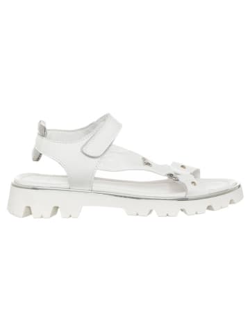 Patrizia Pepe Leder-Sandalen in Weiß