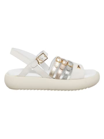 Patrizia Pepe Leder-Sandalen in Weiß