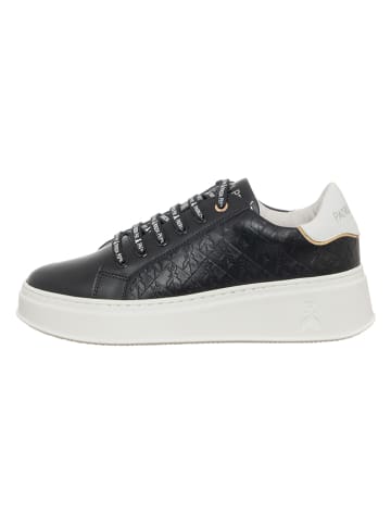 Patrizia Pepe Skórzane sneakersy w kolorze czarnym