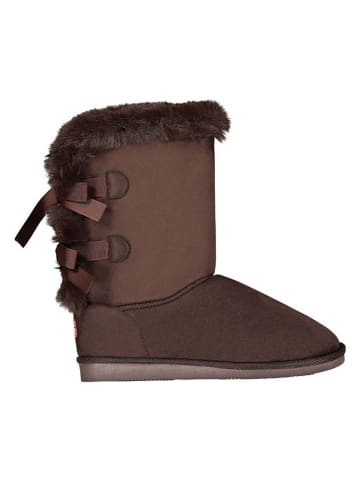 Geographical Norway Kozaki zimowe "Omarie" w kolorze brązowym