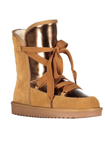 Geographical Norway Winterstiefel ''Omondor'' in Gold/ Hellbraun