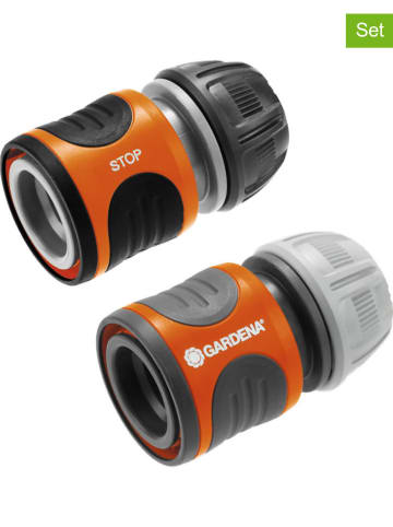 Gardena 2-częściowy zestaw w kolorze czarno-pomarańczowym