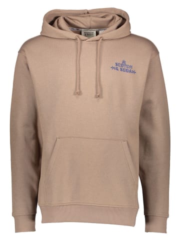 Scotch & Soda Hoodie lichtbruin