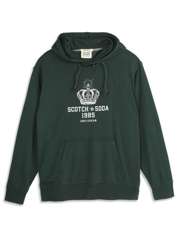 Scotch & Soda Hoodie donkergroen