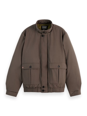 Scotch & Soda Übergangsjacke in Dunkelbraun