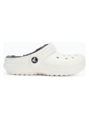 Crocs Chodaki "Classic Lined" w kolorze biało-szarym