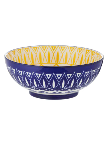 Typhoon Kom "Tunis" blauw/geel - Ø 20 cm