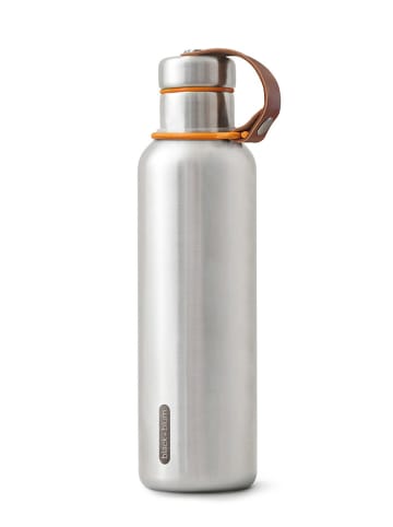 Black+Blum Isolierflasche in Silber/ Orange - 750 ml