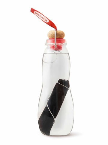 Black+Blum Trinkflasche "Eau Good" in Transparent/ Rot - 650 ml