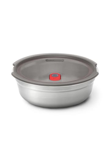 Black+Blum 3-in-1 lunchbox zilverkleurig - (B)16,5 x (H)6 x (D)17 cm