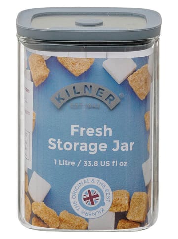 Kilner Vorratsbehälter in Grau/ Transparent - 1 l