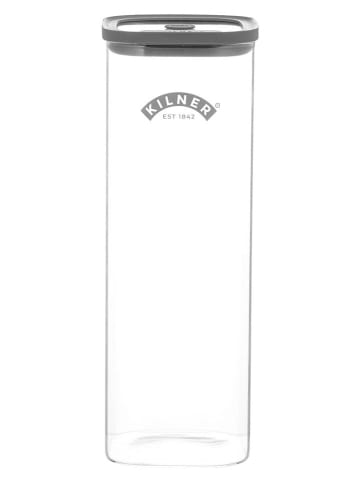 Kilner Vorratsbehälter in Grau/ Transparent - 2 l
