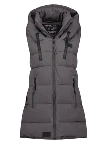 ANAPURNA Doorgestikte bodywarmer "Dolbana" antraciet