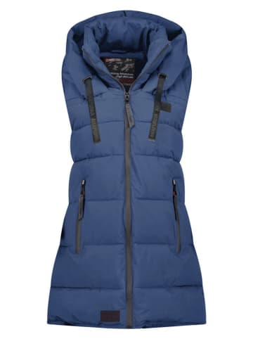 ANAPURNA Doorgestikte bodywarmer "Dolbana" donkerblauw