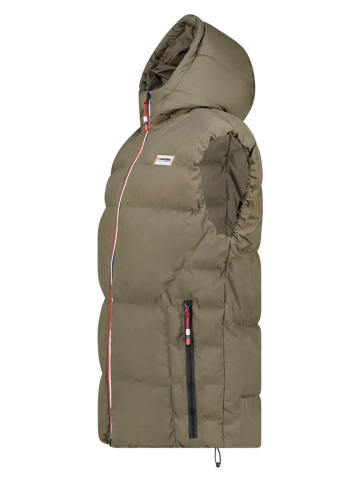 ANAPURNA Doorgestikte bodywarmer "Vitoana" kaki