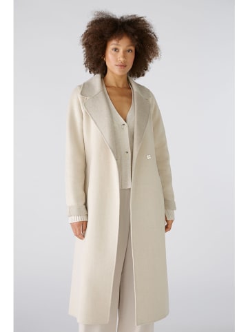 Oui Mantel in Grau/ Taupe