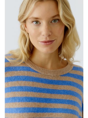 Oui Trui camel/blauw