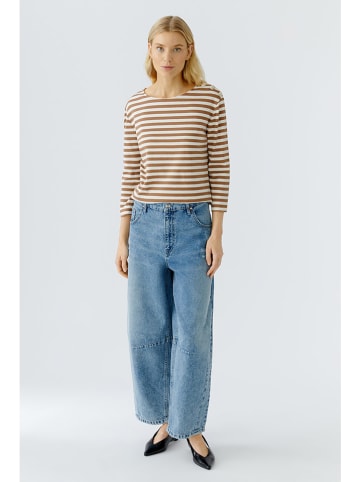 Oui Longsleeve camel/crème