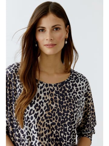 Oui Bluzka w kolorze czarno-karmelowym