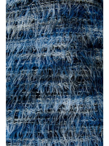 Oui Trui blauw/zwart