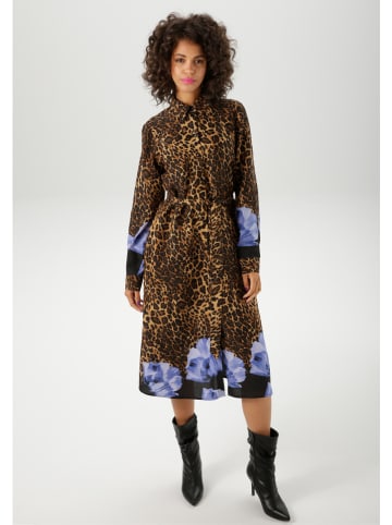 Aniston Sukienka w kolorze karmelowo-niebieskim