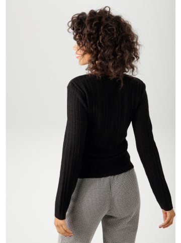 Aniston Sweter w kolorze czarnym