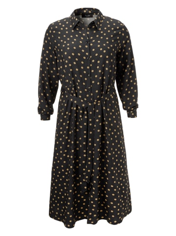 Aniston Jurk zwart/lichtbruin