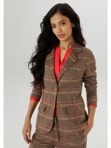 Aniston Blazer in Camel/ Schwarz
