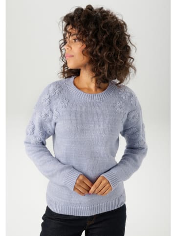 Aniston Pullover in Hellblau